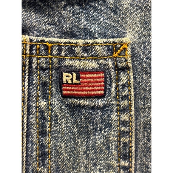 Vintage Ralph Lauren Polo Jeans Co. Womens Denim Overalls S